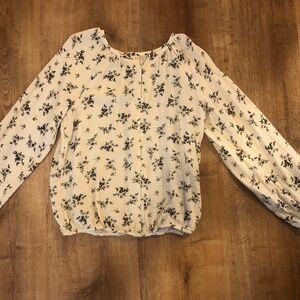 Girls’ long sleeve blouse